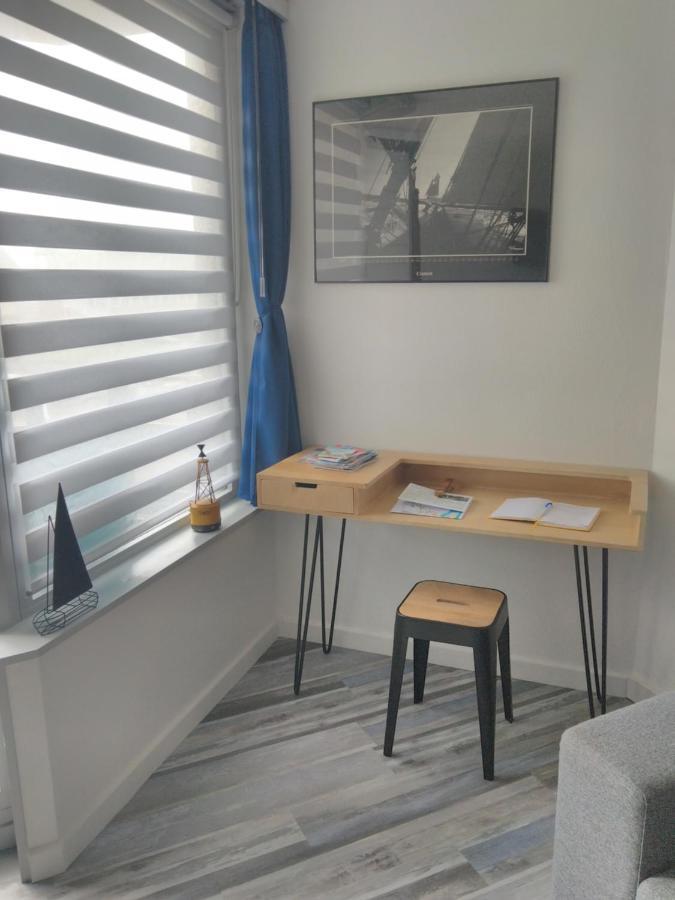 Studio Deauville-Les Marinas,Vue Mer Et Bassin Eksteriør bilde